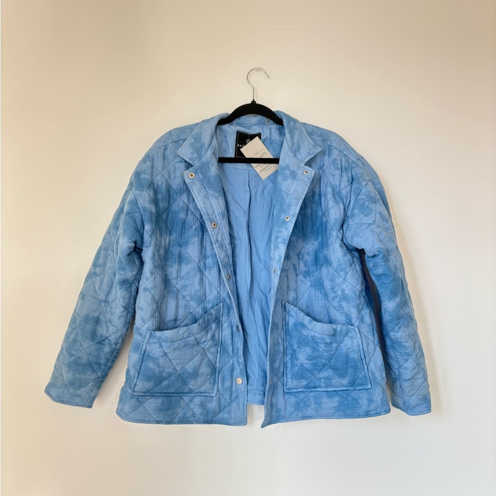 Bagatelle Blue Quilted Women's Jacket